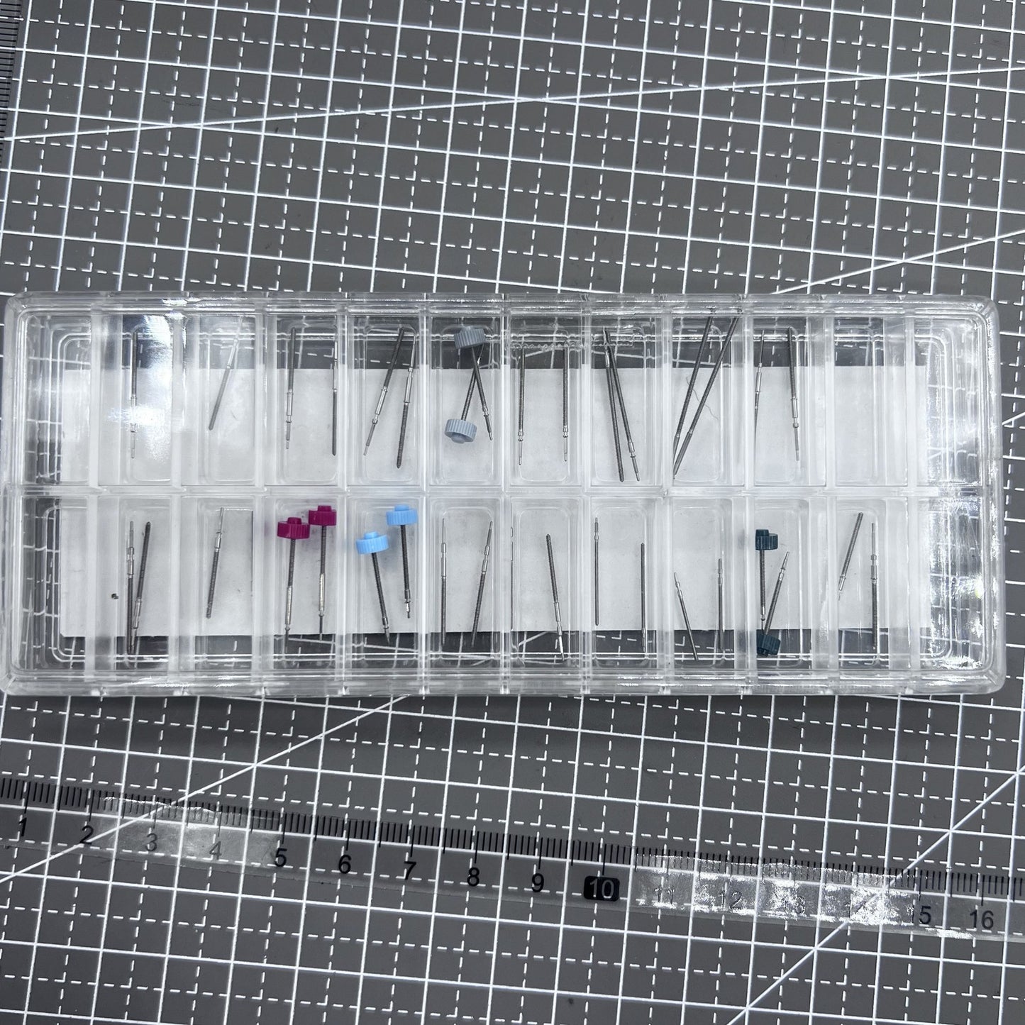 38 PIECES,Total 19 Sizes Original Ronda Watch Stems Assortment #AM-6063RDP