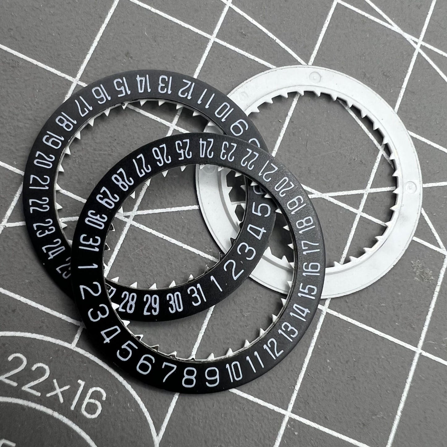 Date Disk Wheel Date Wheel Generic for Date At 6 Miyota 8215 Movement