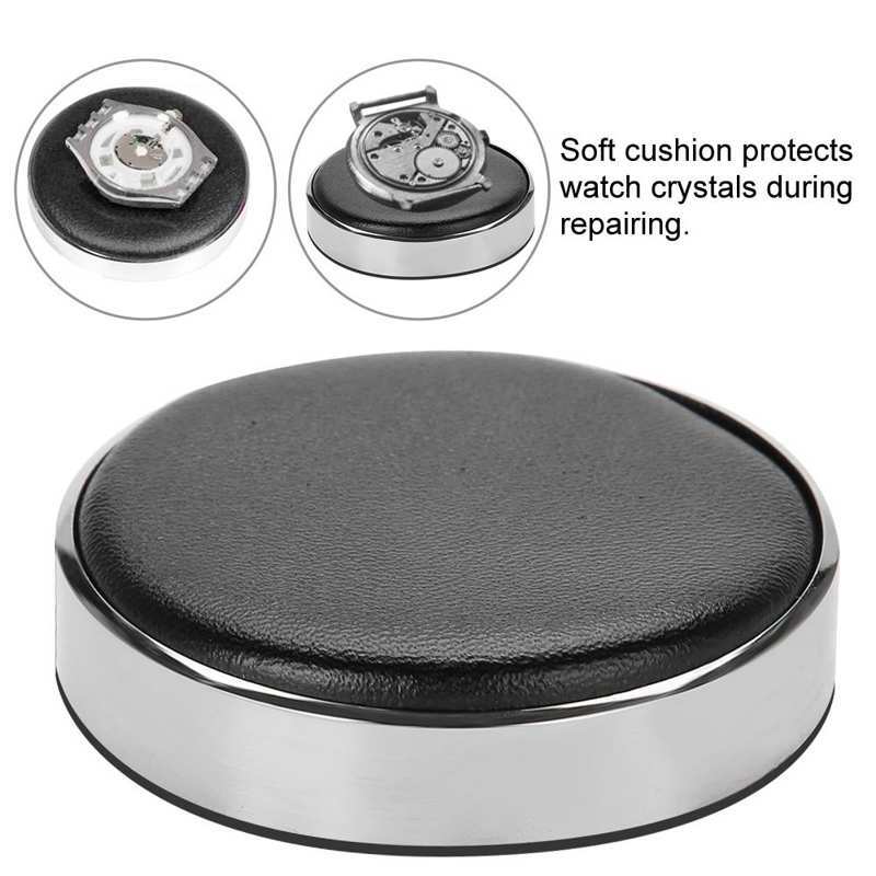 55/70mm leather watch casing cushion, protective pad for secure watch storage and movement safety