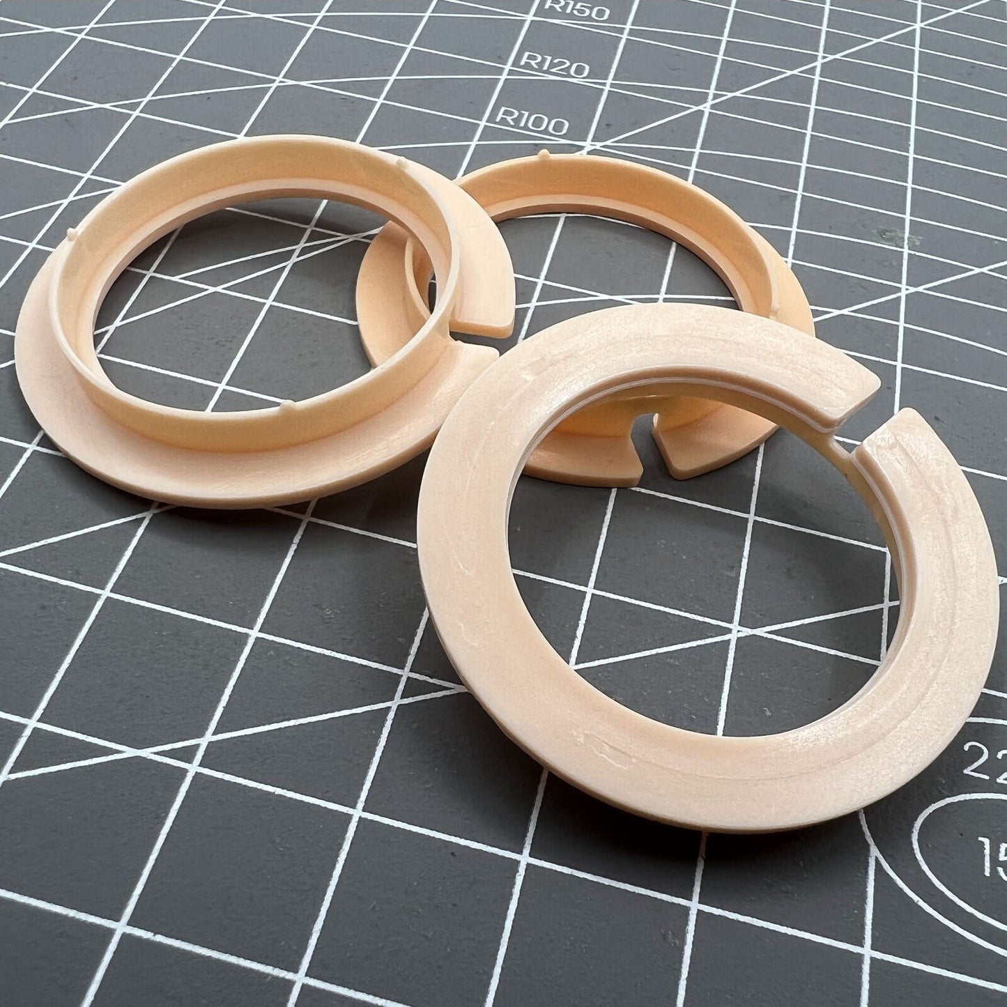 3 PIECES Watch Case Mount Spacer Ring Fixing Ring for Movement ETA2824-2