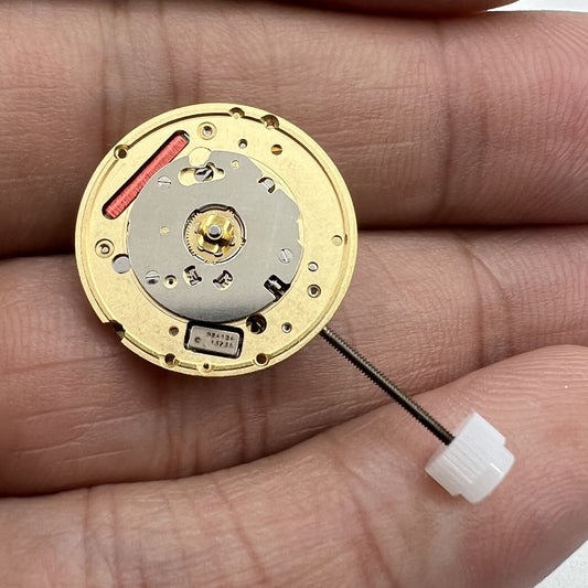 ETA E61.031 quartz watch with 2 hands, Swiss movement, ideal for precise timekeeping accessories.