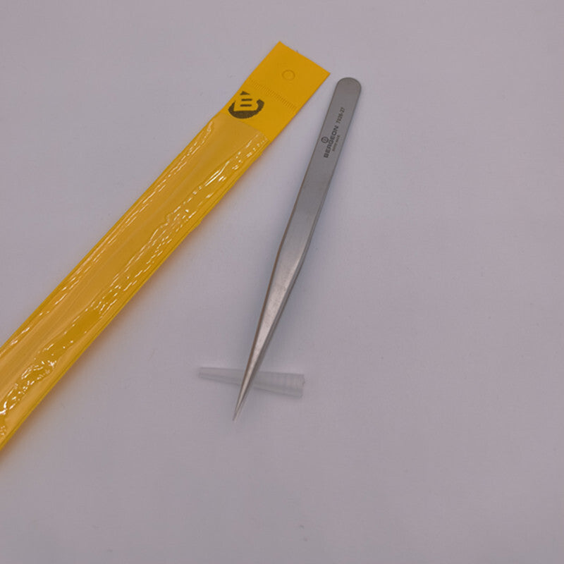 Einzelne Bergeon 7026-27 Serie Antimagnetische Pinzette aus Edelstahl