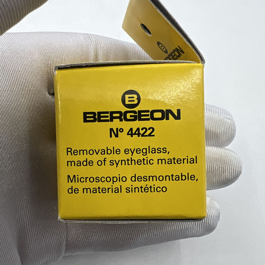 Bergeon 4422-4 watchmaker's magnification loupe with adjustable eyeglass for precision.