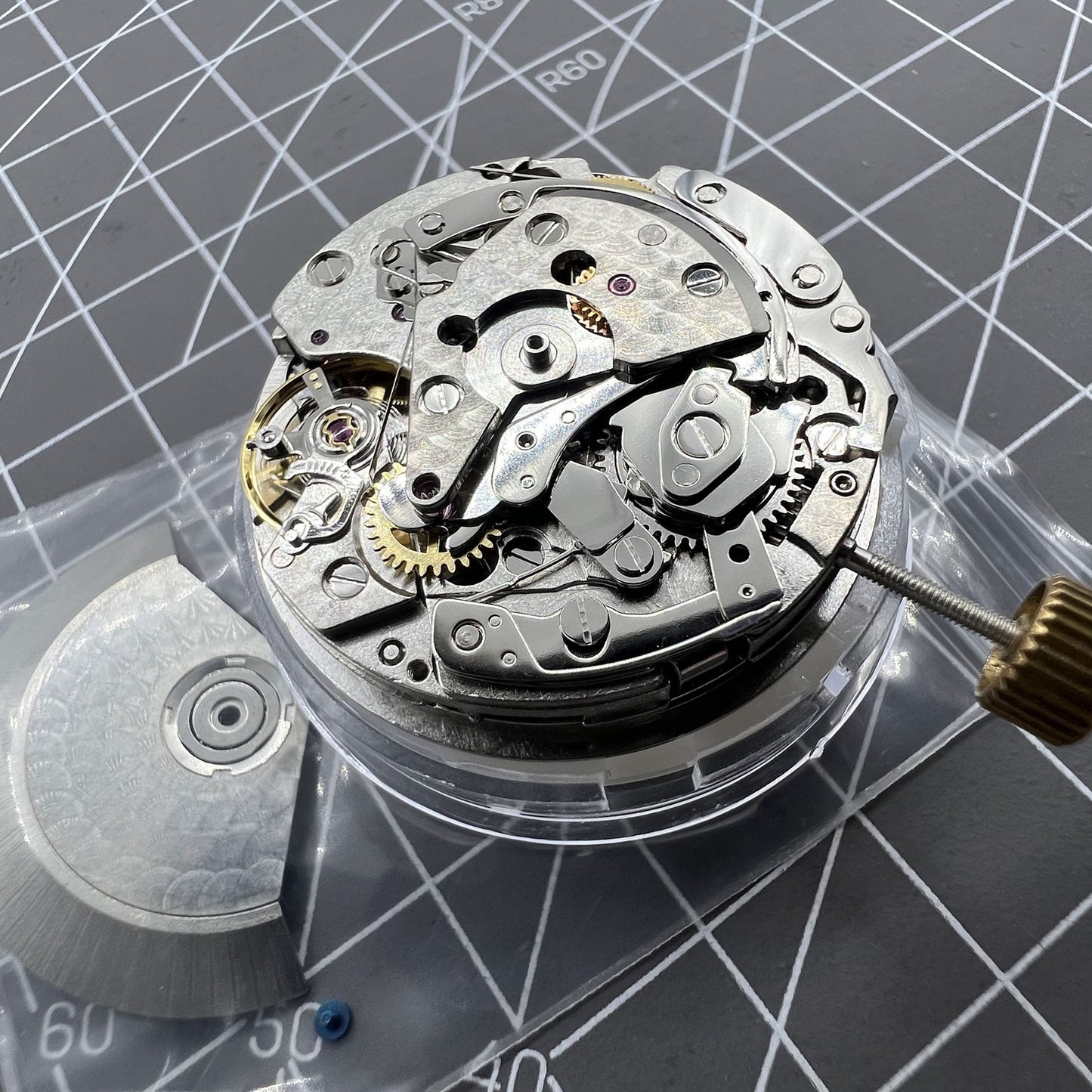 Automatisches Chronographenwerk ETA 7753 Konfiguration Kleine Sekunde @6