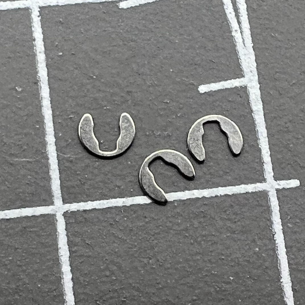 Set of 3 Watch Week Opening Insert Pushers for ETA2836 2824 2834 movements, precision tool.