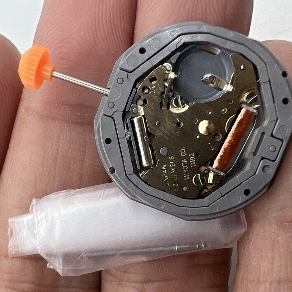 Miyota 1M02 Japan Quartz Movement 3 Hands Date at 3 Day Date