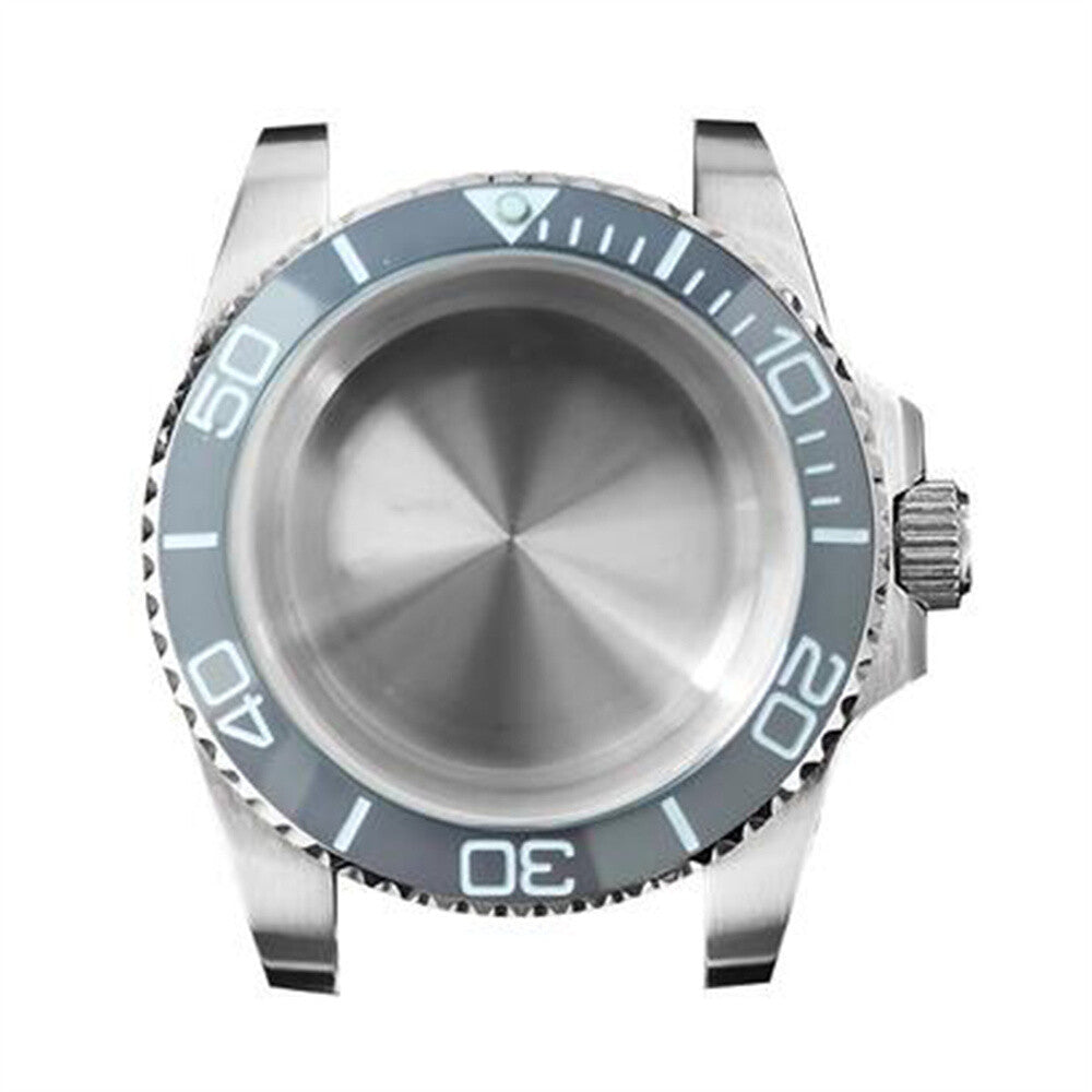 Boîtier de montre en verre saphir 40 mm, boîtier en acier inoxydable 316L pour NH35 NH36