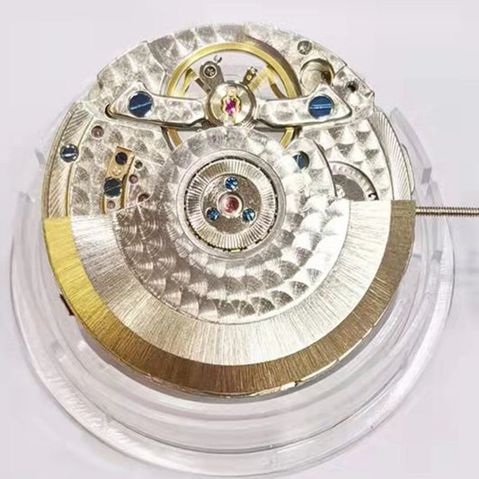 Seagull ST25 mechanical watch movement with big date at 12, China-made automatic mechanism.