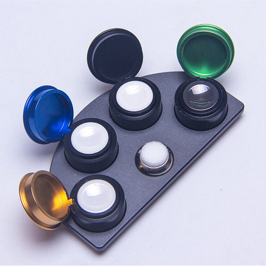 Die-cast alloy watch repair tool with 4 metal oil cups for precise maintenance by Great A.