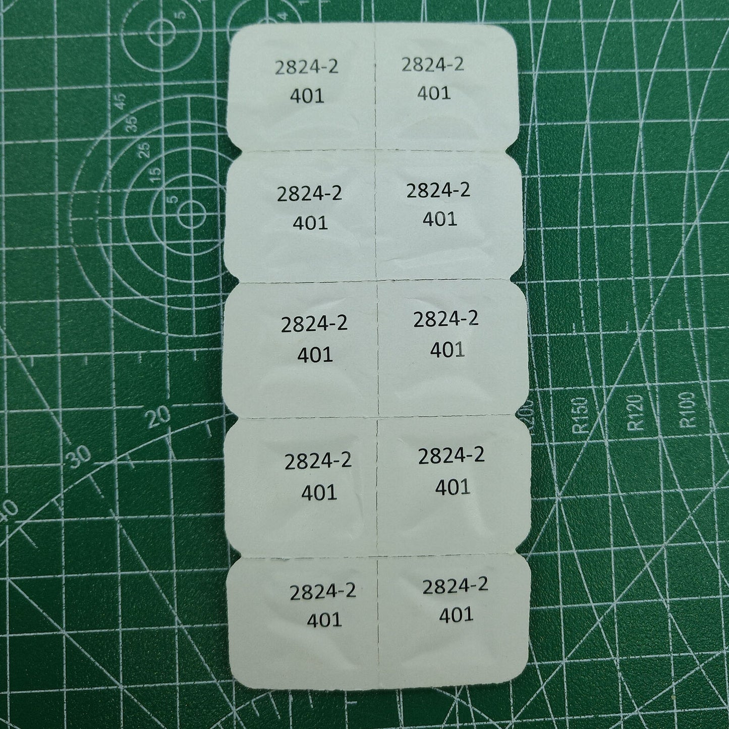 Watch winding stems compatible with ETA 2824-1 and 2836-1 movements, generic brand wholesale pack.
