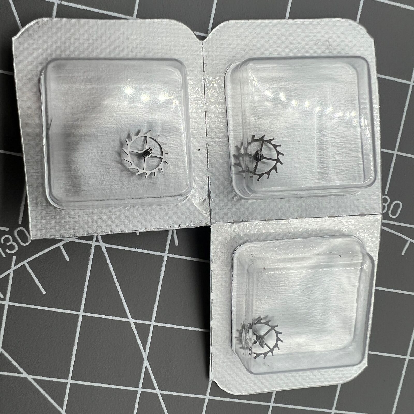 Set of 3 generic Escape Wheel pieces compatible with ST3601/ST3600 6497/6498 watch movements.