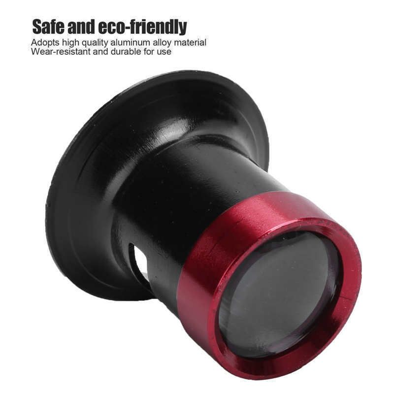 5PCS/Pack 3x 5x 10x 15x 20x Magnifier Aluminum Alloy Magnification Loupe