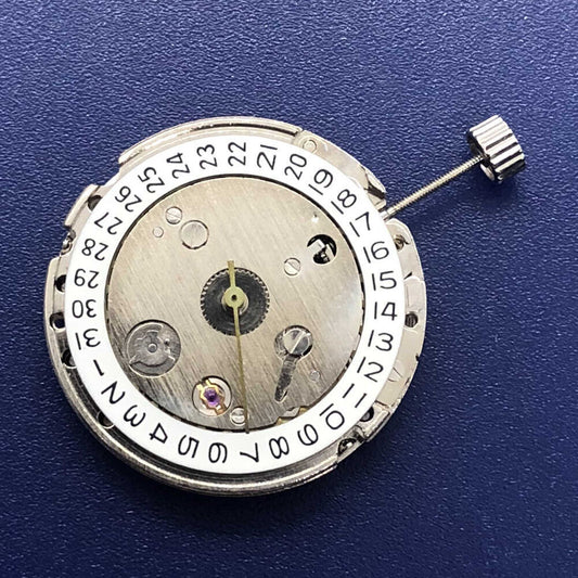 DG2813 automatic mechanical watch movement with T16 3-hand design and single calendar feature for precise timekeeping.