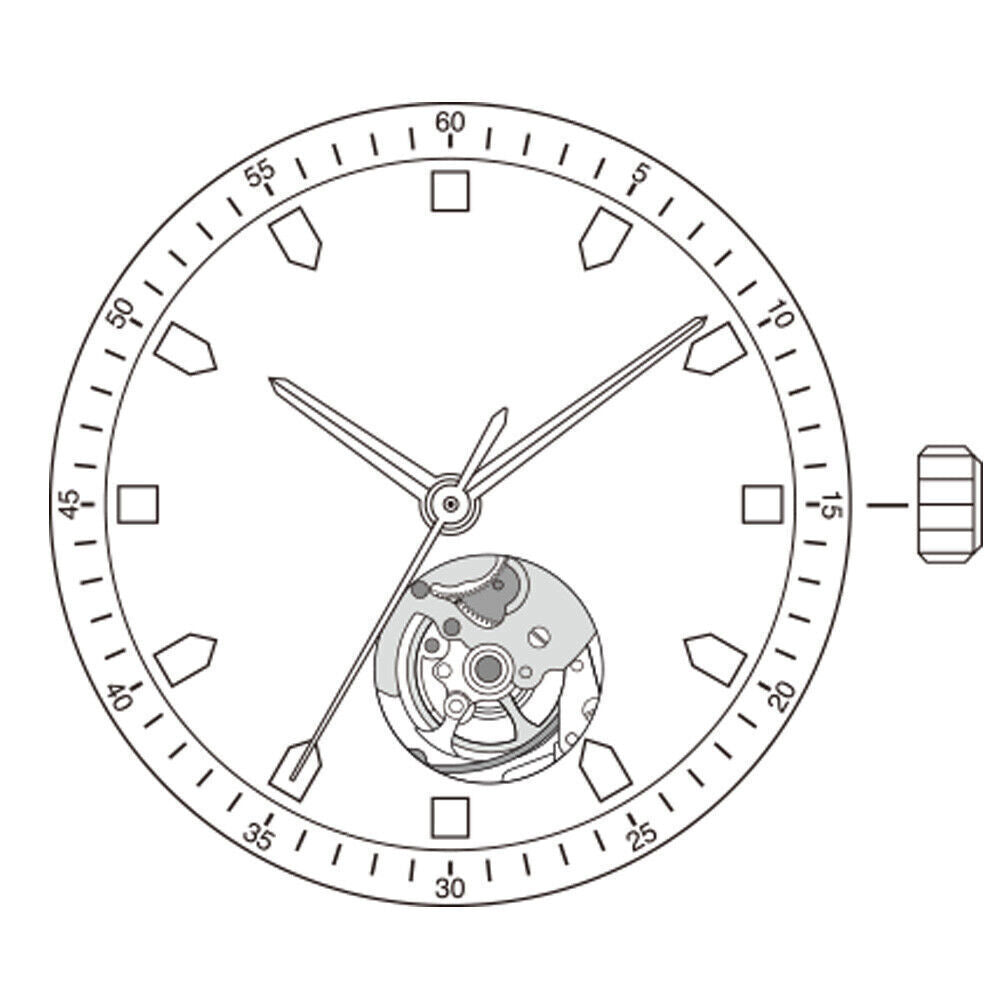 Miyota Citizen 90S5 automatic mechanical watch movement, precise Japanese craftsmanship for durable timekeeping.