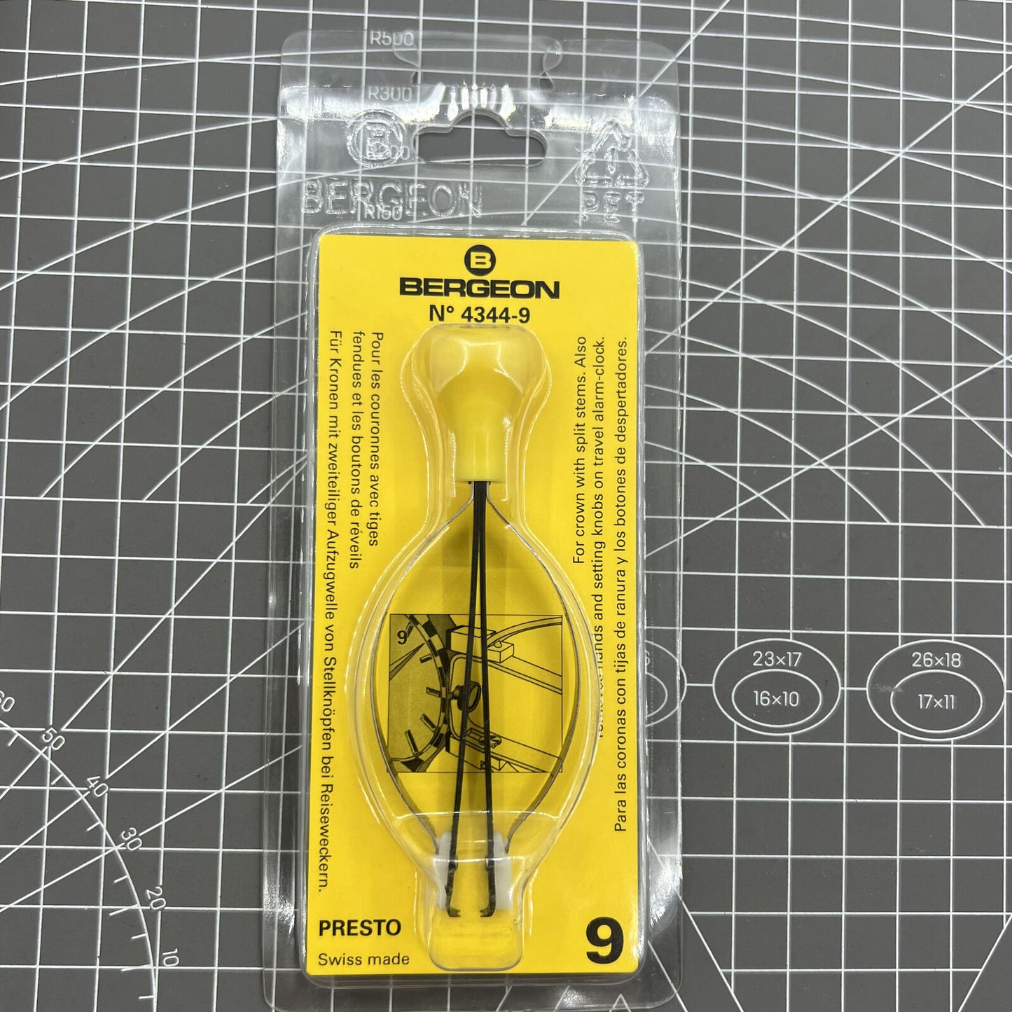 Bergeon 4344-9 Watch Crown Removing Tool For Split Stems Presto
