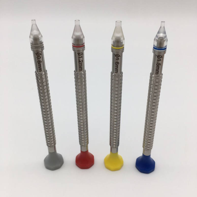 8404 watch hand install tool set with replaceable tips for precise watch accessory repairs.