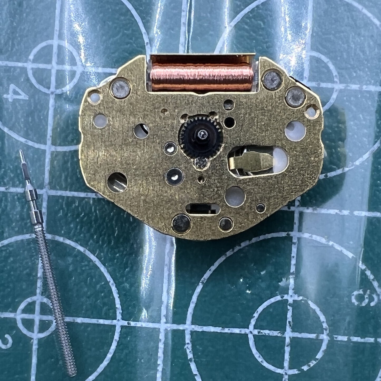 Miyota SUPER 2035 Japan quartz watch movement, precise and durable for reliable watch repairs.