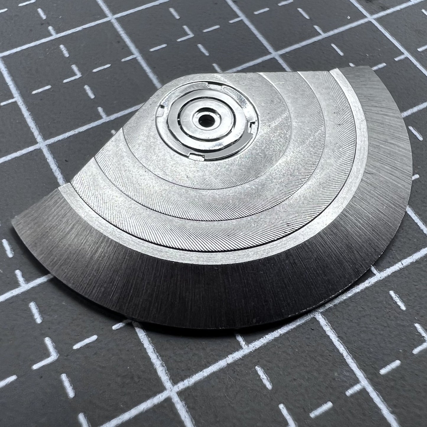 Silver Rotor Oscillating Weight with Bearing for Movement Asian 7750 7751 7753