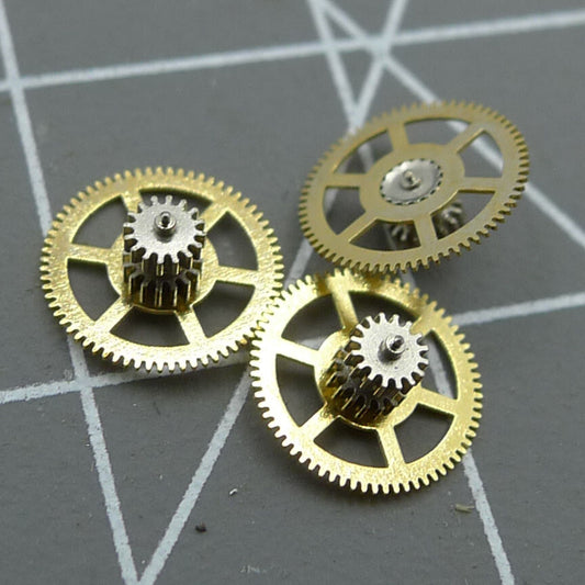 Intermediate wheel for China-made Shanghai 2824 movement, compatible with generic watch repairs.
