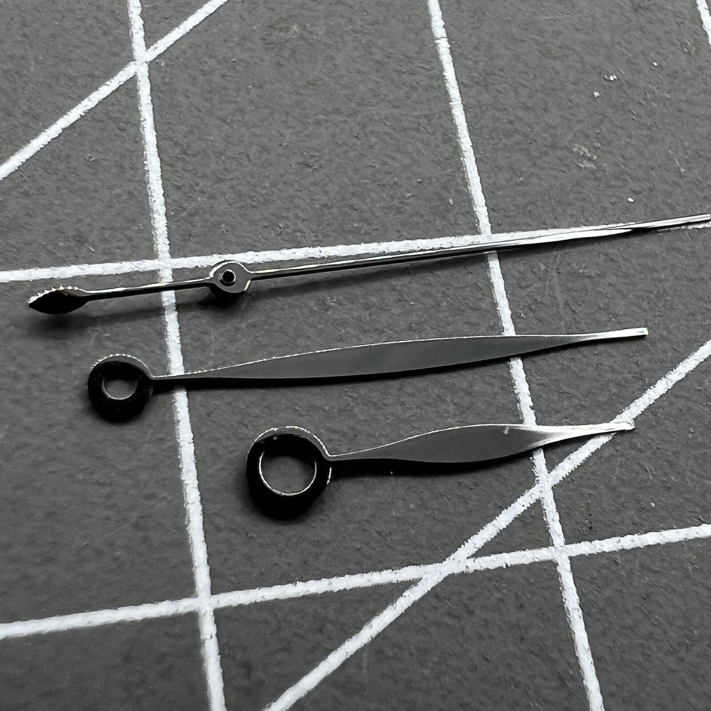 10.5x16x16mm Black Polished Watch Hands Sets for Tissot 1853 T41 T006 Movement