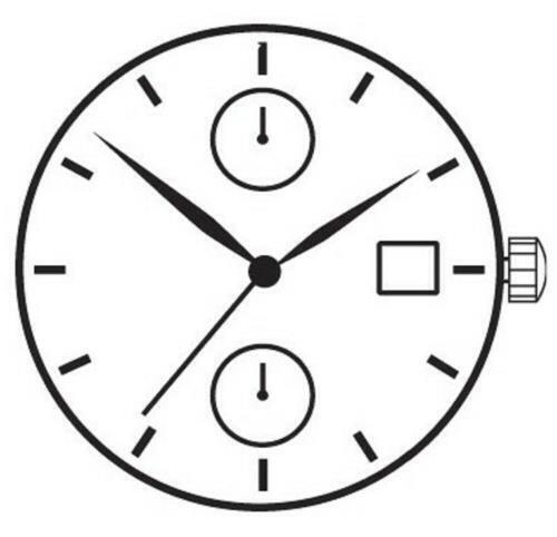 Hattori Epson TMI YM91A quartz watch movement, precision Japan-made mechanism for accurate timekeeping accessories