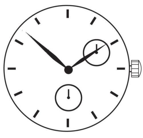 Hattori Epson VD73 quartz watch movement, Japan-made, precision timing component for watch repair and accessories.