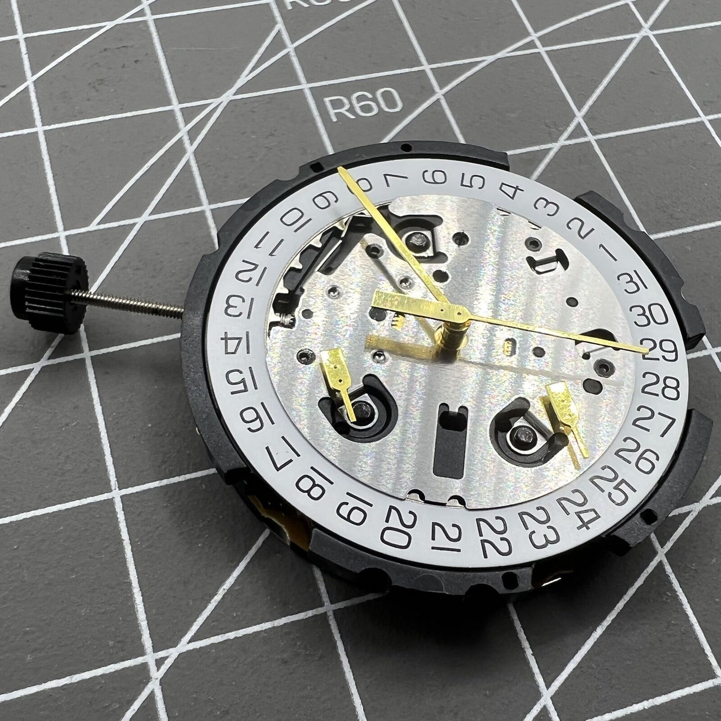 ETA G10.212 Watch Quartz Movement 3 Hands Date At 4.5 Movement