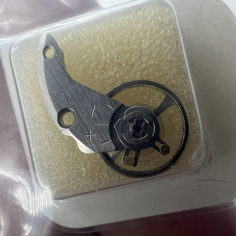 Complete Japan-made balance wheel with splint for Miyota NH35 NH36 watch movement, precision parts by Miyota.