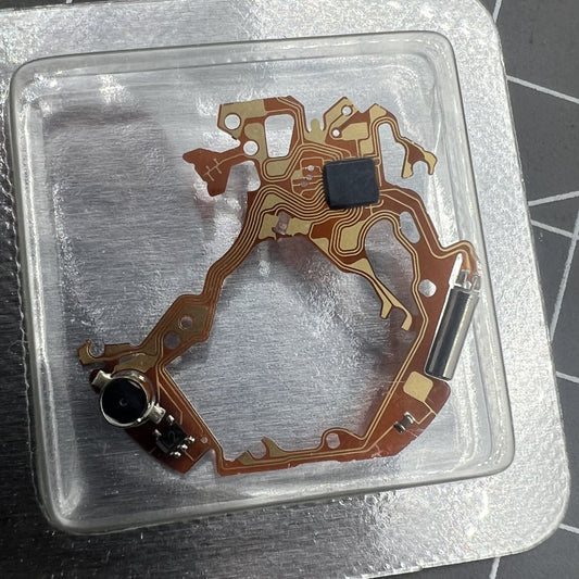 Replacement watch movement circuit board for YM62 movement, ensuring precise timekeeping and easy installation.