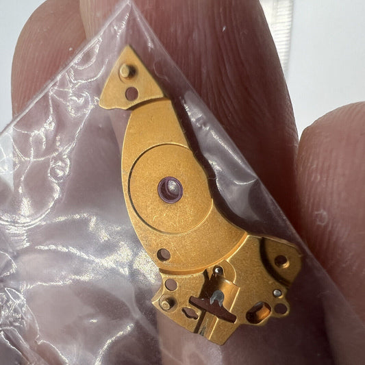Golden mainspring bridge splint for ETA2824 2834 2836 watch movement, precision fit accessory.