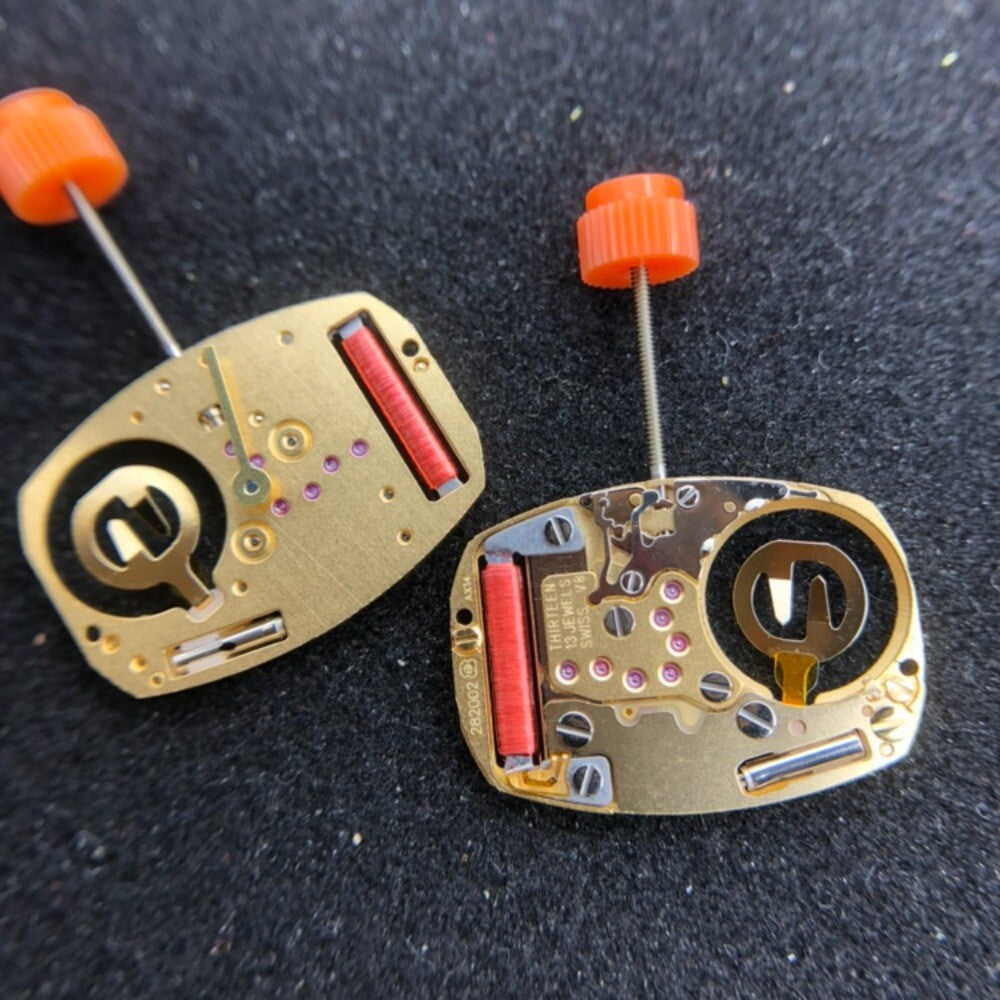 ETA 282.002 Swiss Made quartz watch movement with 2 hands, precision engineered for watch accessories.