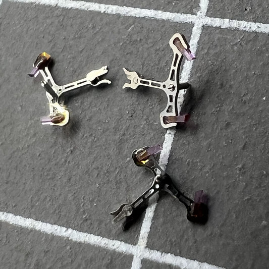 Pallet fork for NH35 NH36 watch movement, precision Japan-made part for accurate timekeeping.