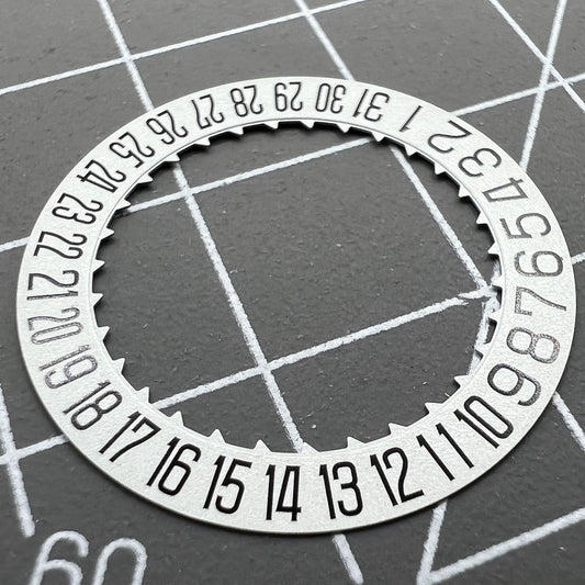 Original Date Disk Wheel for Miyota 9015 movement, date at 6 o'clock, Japan made replacement part