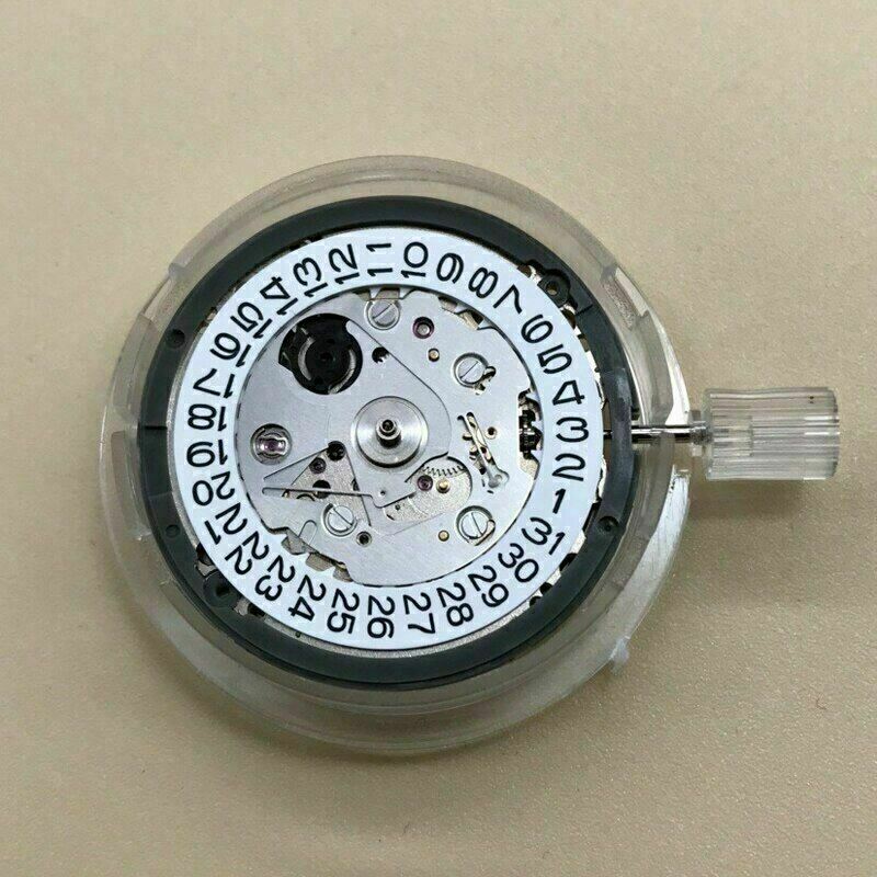 NH35A Mechanical Movement 24 Jewels with Black Date NH35 NH36 4R35 Replacement