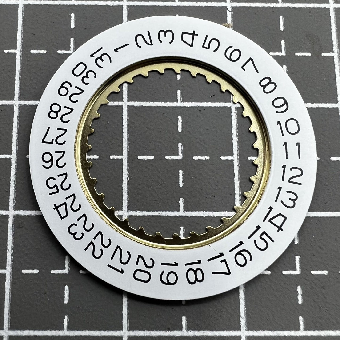 White Date Disk Wheel Date Wheel Date At 4 for MovementRonda 5040D 5030D