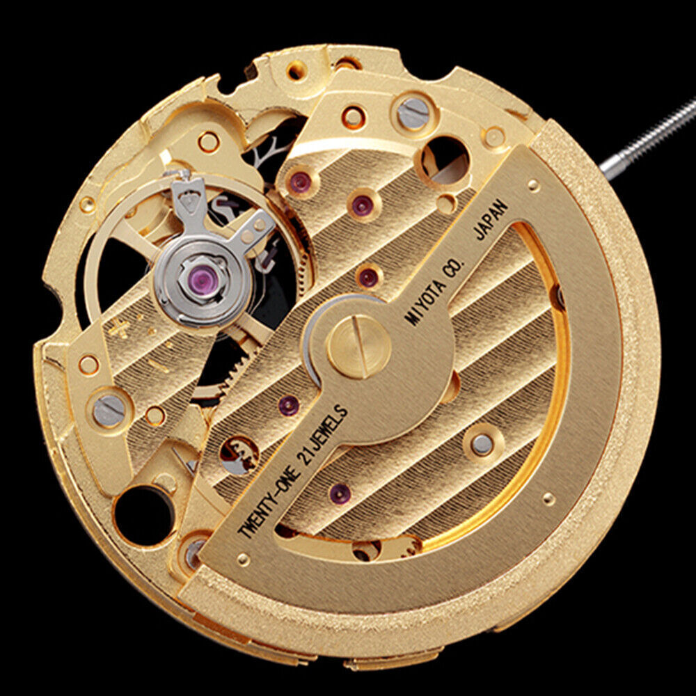 Miyota / Citizen 82S5, vergoldetes japanisches automatisches mechanisches Uhrwerk