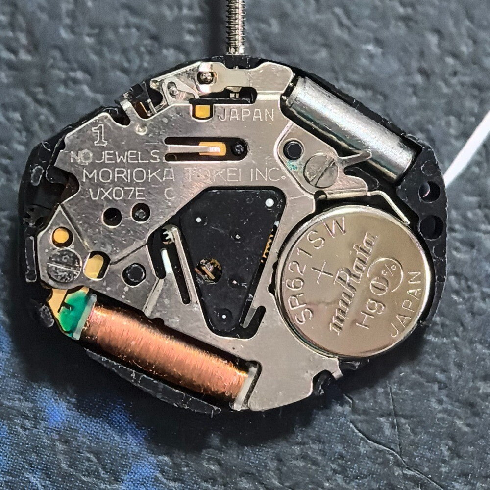 Hattori VX07E quartz watch hands with small second for precise time repair and customization