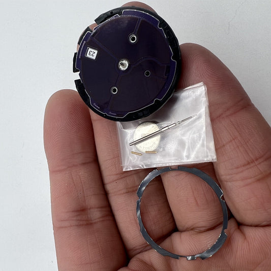 Hattori Epson VS76 solar-powered quartz watch movement, precision Japan-made accessory for repairs.