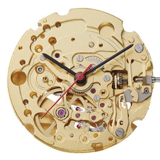 Miyota Citizen 82S0 golden plated automatic mechanical watch movement for precise timekeeping