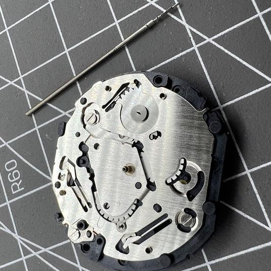 Japan-made Hattori Epson TMI VX7P quartz watch movement for precise timekeeping in accessories.