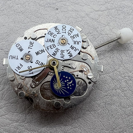 R13-1 Shanghai watch accessory showcasing automatic mechanical movement detail for precision timekeeping.