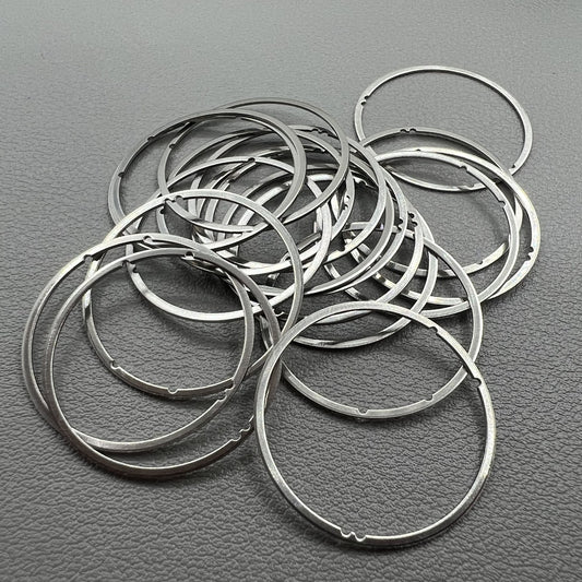 Set of 3 generic spacer rings for Miyota 8200 8205 8215 watch movements, enhancing calendar function fit.