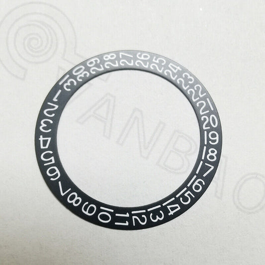 23mm generic date disk wheel showing date at 3 o'clock for watch movement replacement.