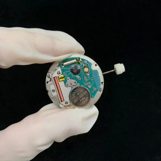 ETA 955.124 Swiss quartz movement with day-date function for watch repair, precision Swiss brand part.