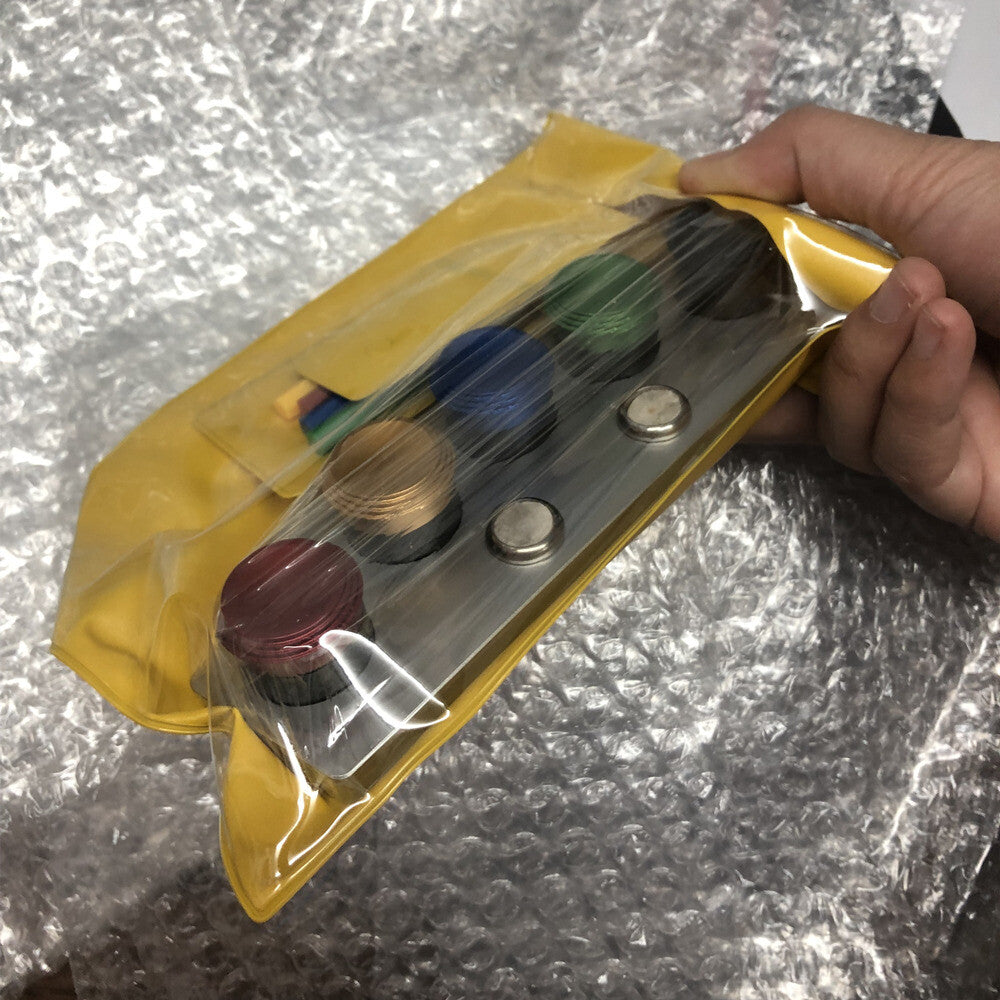 Set of 5 durable watch oiler cups with covers by Durable Supply for precise watch repair and oil storage.