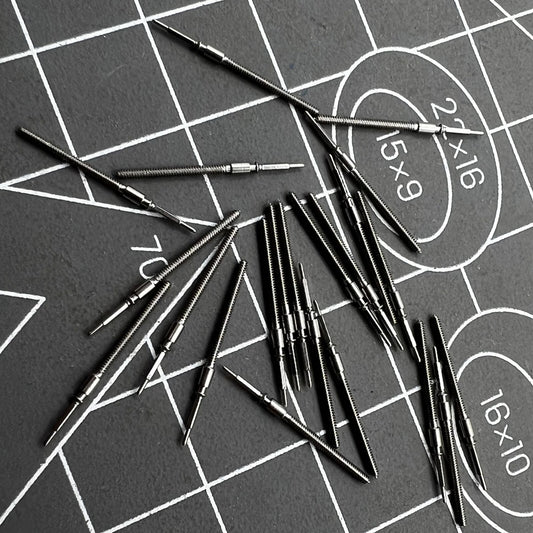 1. Precision watch winding stem for ETA 2824 movement, compatible with 2836 and 2834 models.