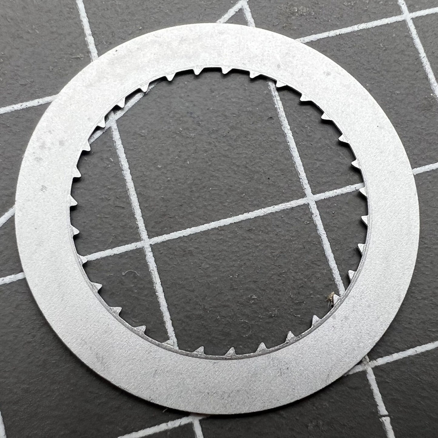 White date disk wheel showing date at 3/6 position for Miyota 9015 movement, Japan-made.