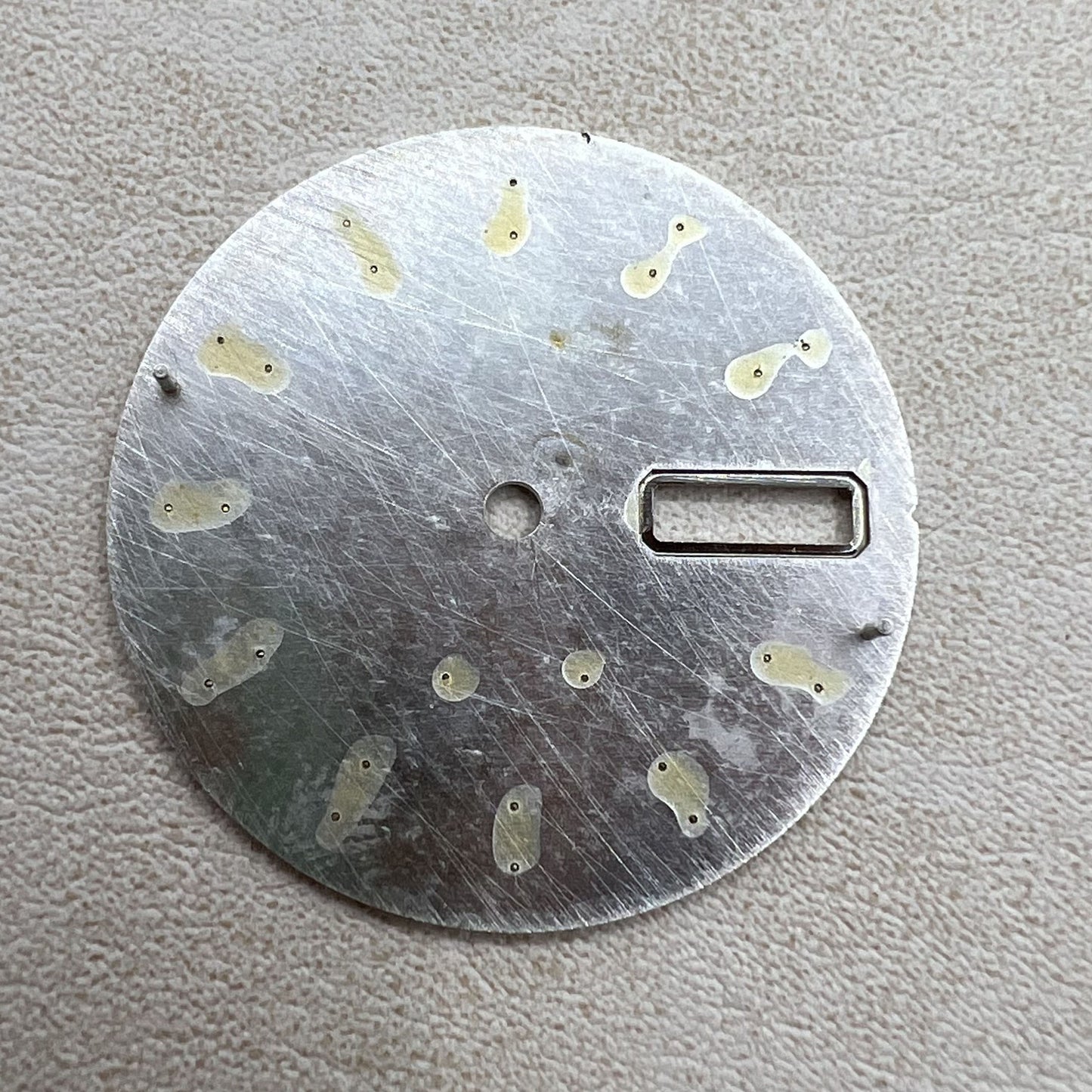 Grünes Leuchtendes Zifferblatt 28 5mm Weiß für Modifizierte Datejust Uhrwerk