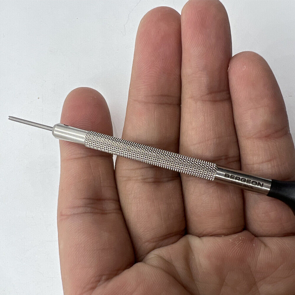 Precision Bergeon 30081-EX-7750 screwdriver for ETA Valjoux 7750 watch repair, Swiss craftsmanship.