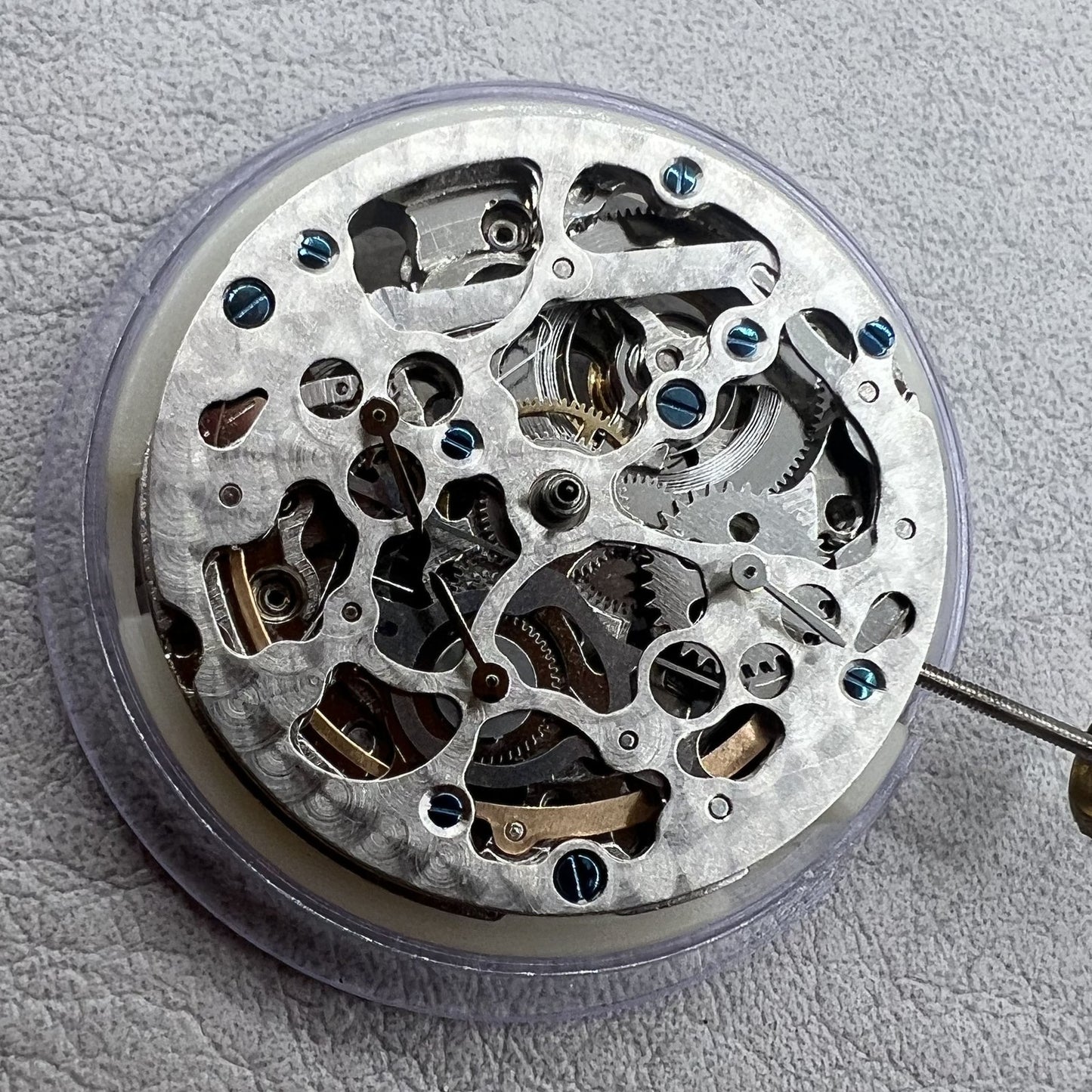Hangzhou 2189 Silver Hollow Automatische mechanische Bewegung